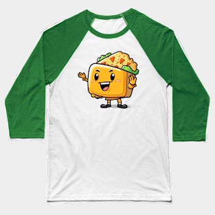 kawaii Taco cehees T-Shirt cute potatofood funny Baseball T-Shirt